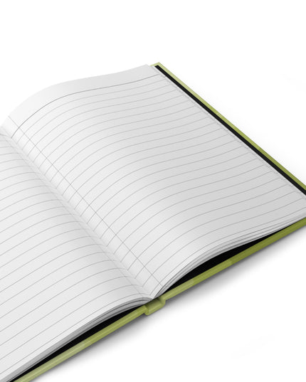 Lemon Wavey 5.75" x 8" Hardcover Journal Matte with 150 lined pages