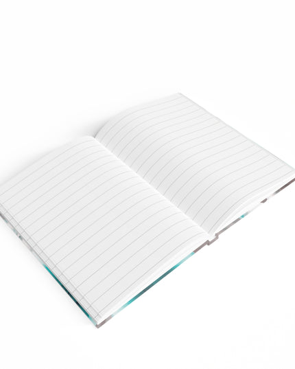 Tif Green Gray Floral Bunch Journal - 128 Ruled Line pages, 5" x 7"
