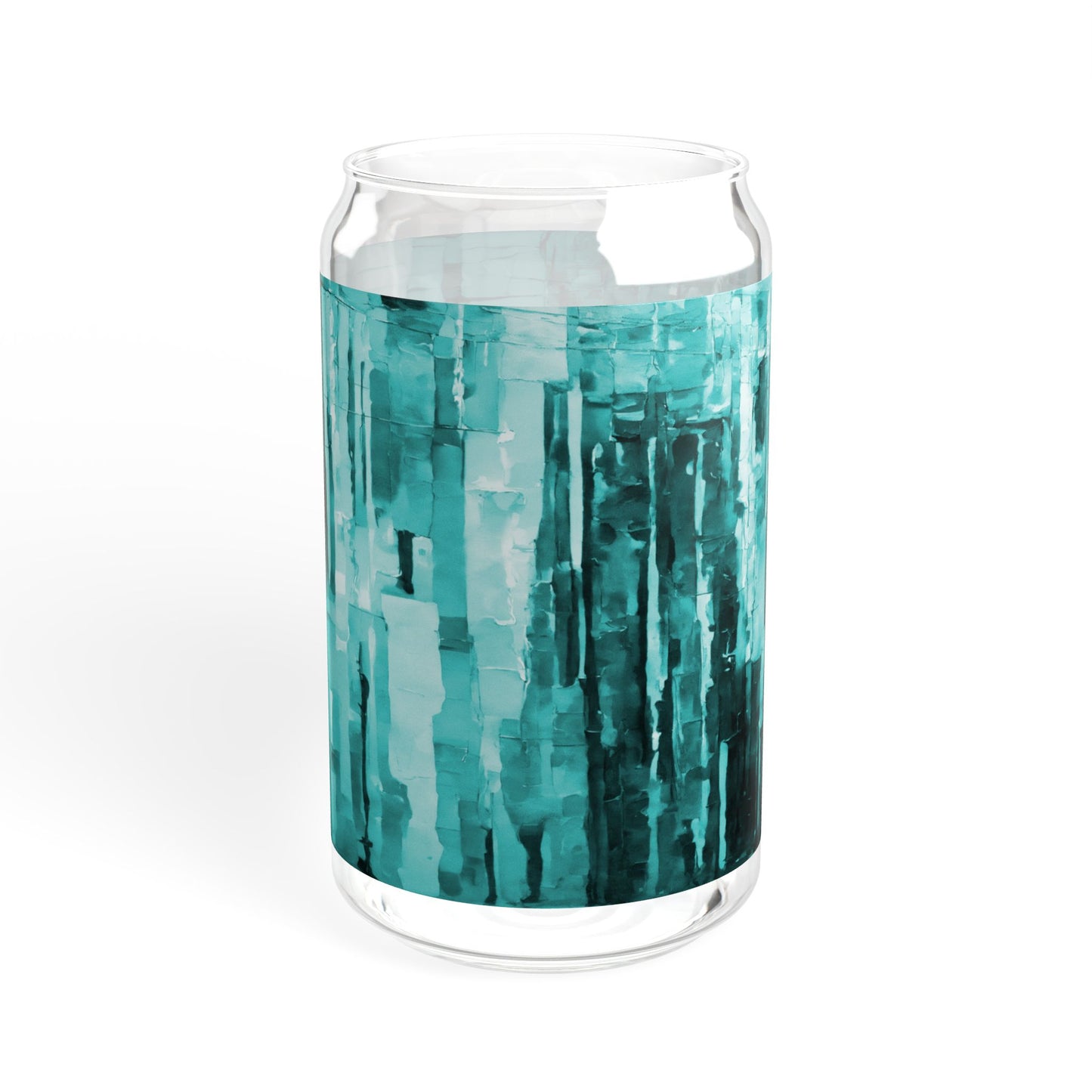 Striped Tif Sipper Glass, 16oz