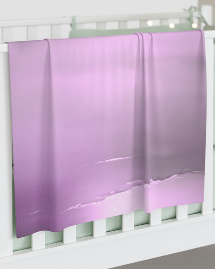 Dark Pink Sea Amethyst Fog Baby Swaddle 30″×40″ Blanket