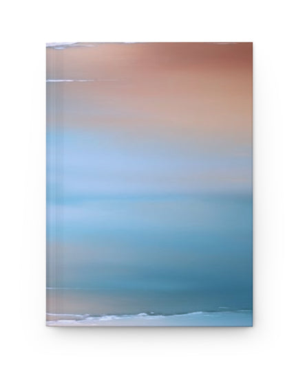 Blue Sea Peach Fog 5.75" x 8" Hardcover Journal Matte with 150 lined pages