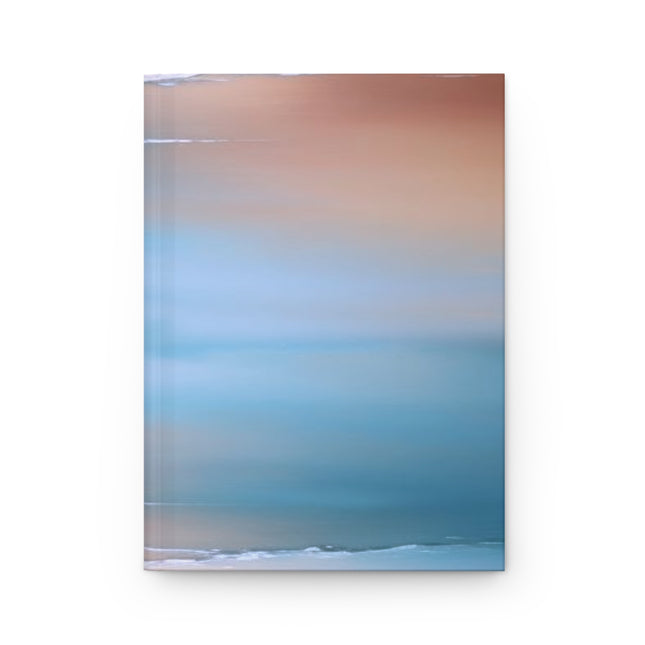 Blue Sea Peach Fog 5.75" x 8" Hardcover Journal Matte with 150 lined pages