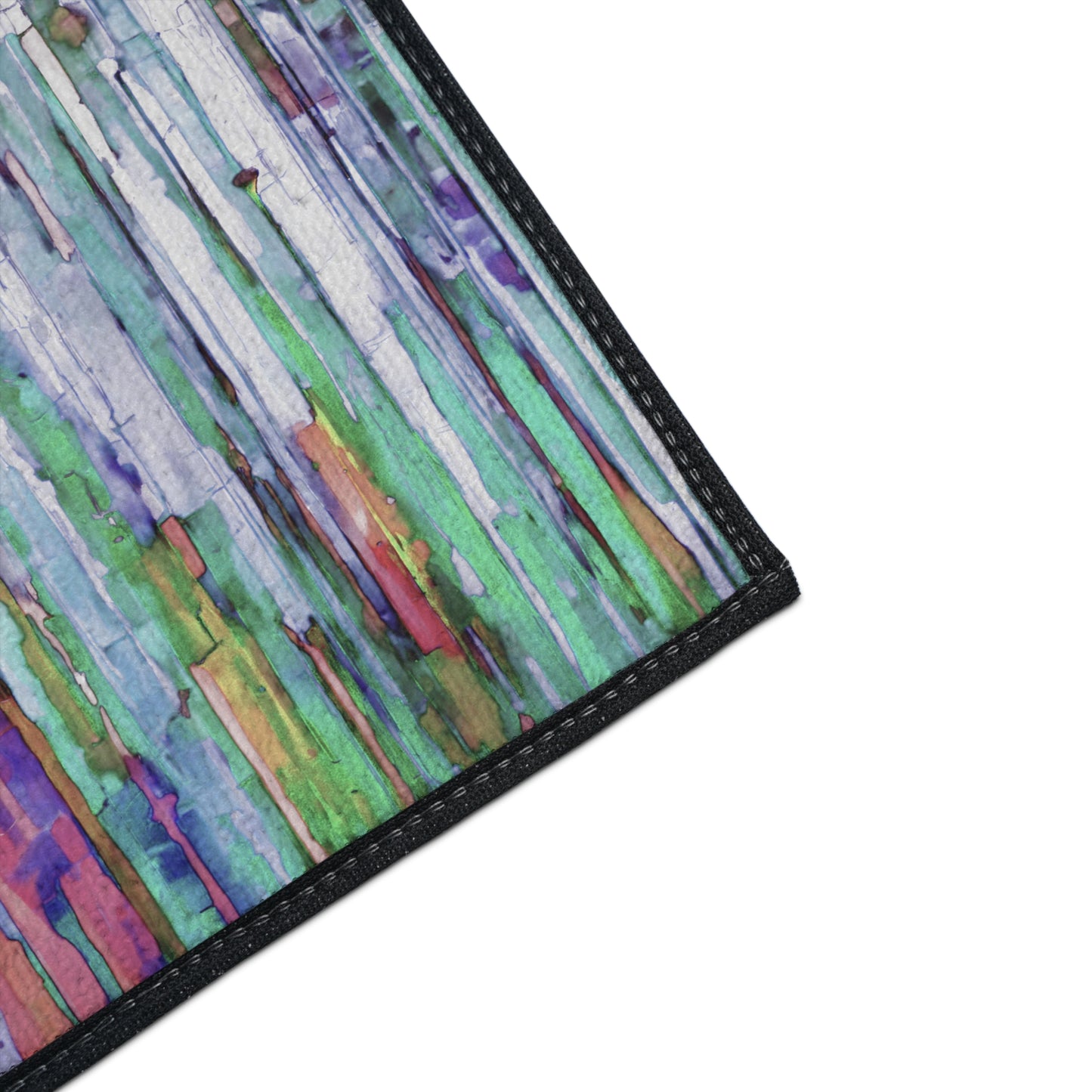 Striped Pastels 18" x 24" Heavy Duty Floor Mat