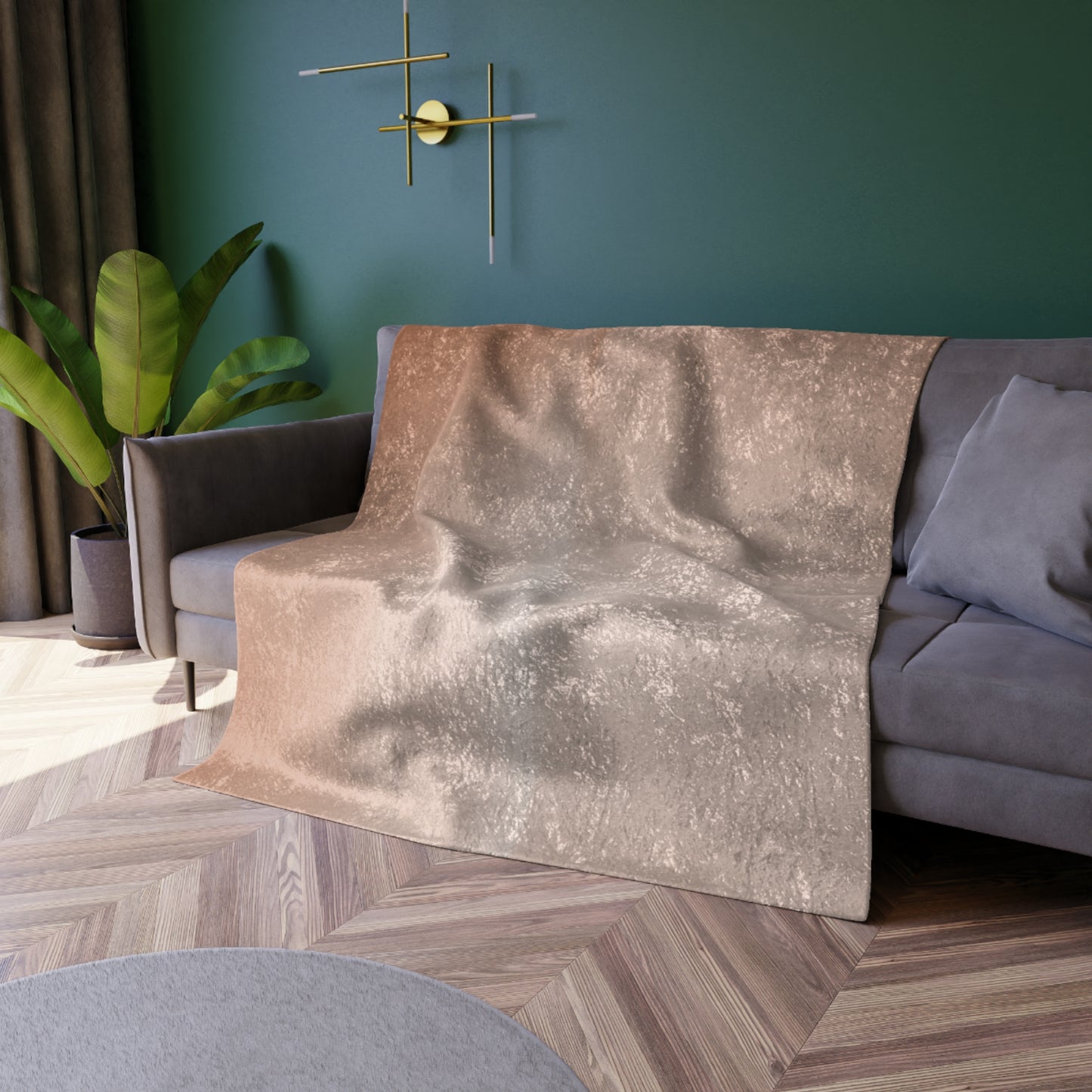 Soft Fade 50" x 60" Crushed Velvet Blanket