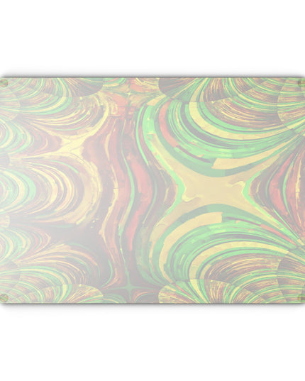 Uzi Spiral Beta 11" x 15" Glass Cutting Board