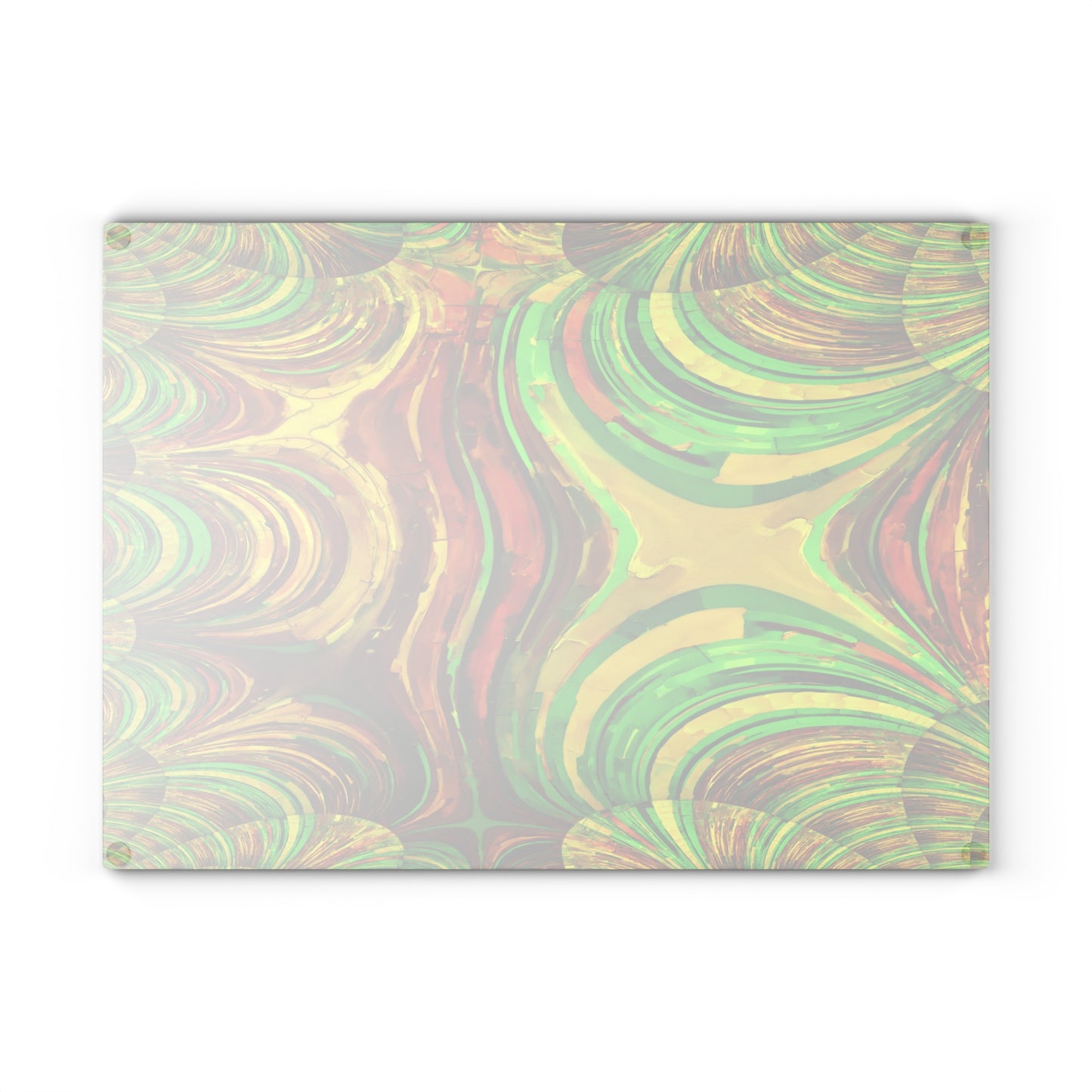 Uzi Spiral Beta 11" x 15" Glass Cutting Board