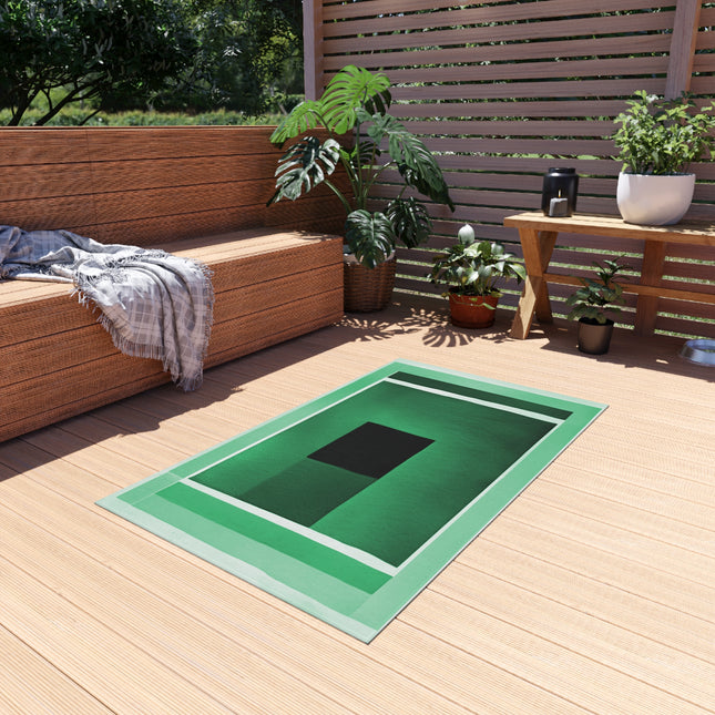 Mint Shadow 36" x 60" Outdoor Rug