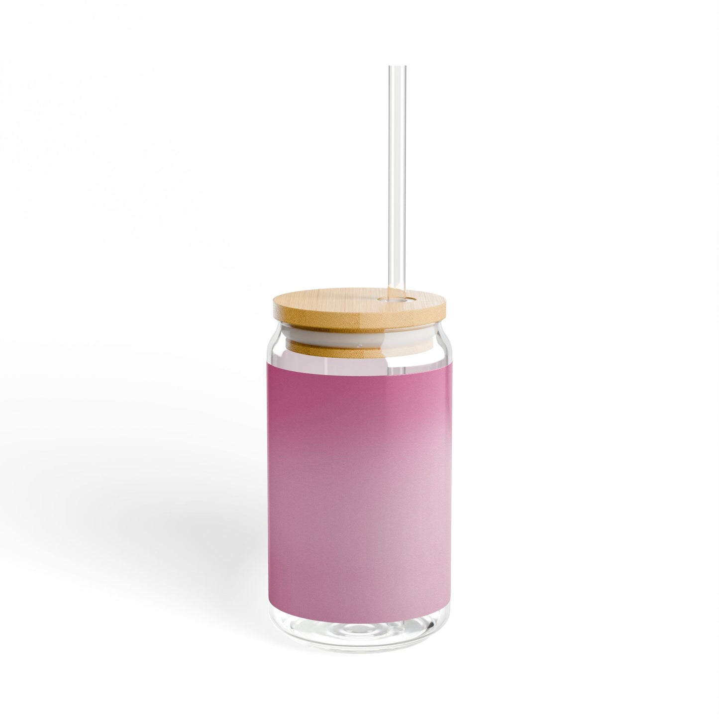 Pink Blush Fade Sipper Glass, 16oz