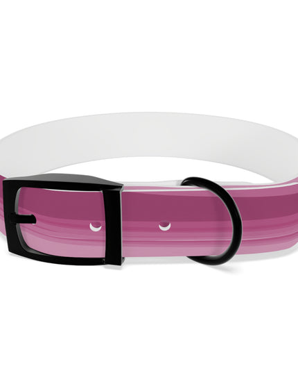 Pinky Mauve Wavey Medium Dog Collar