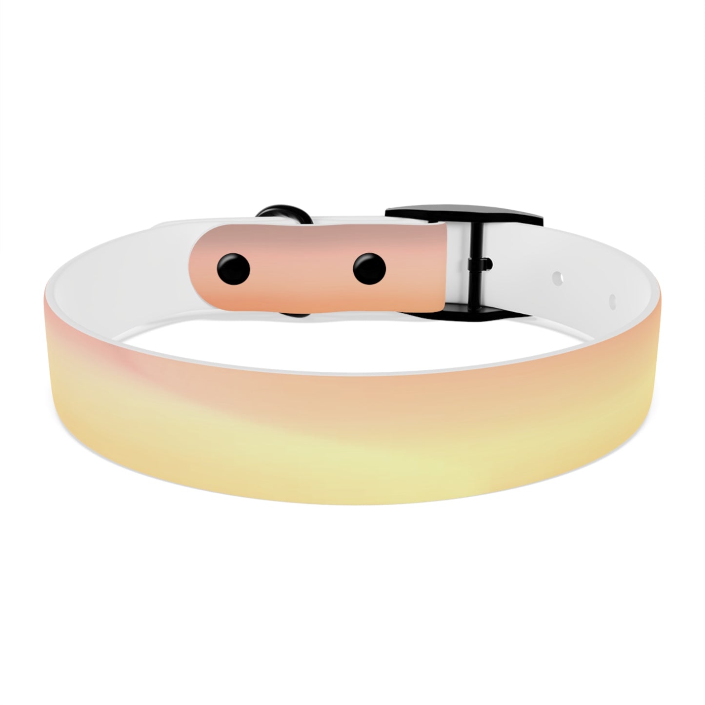 Hot Peach Fade Medium Dog Collar