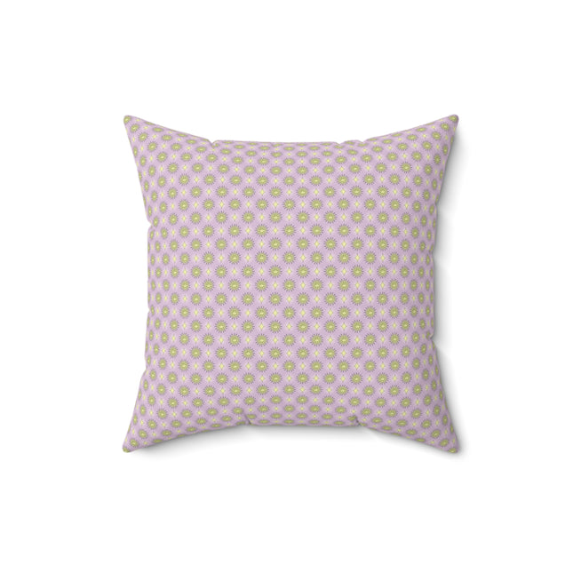 Magenta Star-crossed Bodies Faux Suede Square Pillow, 16" x 16"