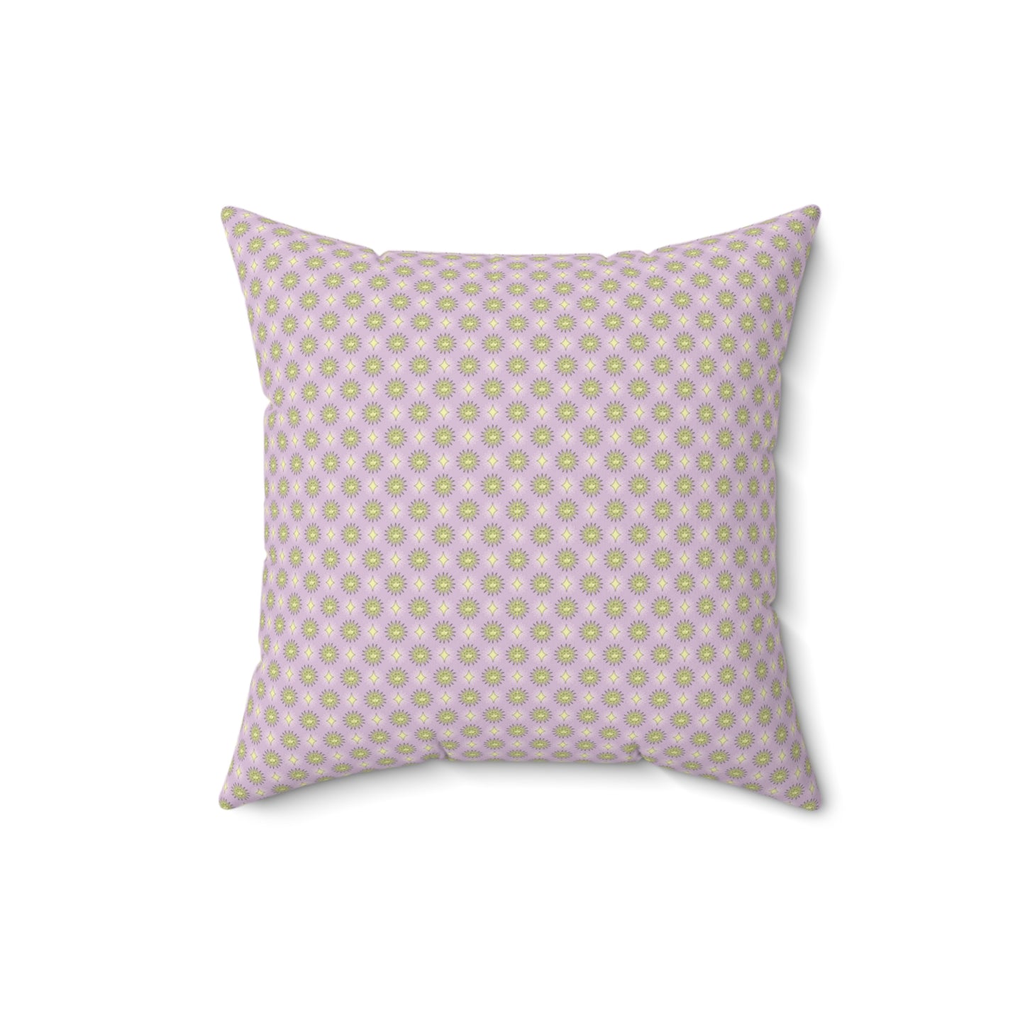 Magenta Star-crossed Bodies Faux Suede Square Pillow, 16" x 16"