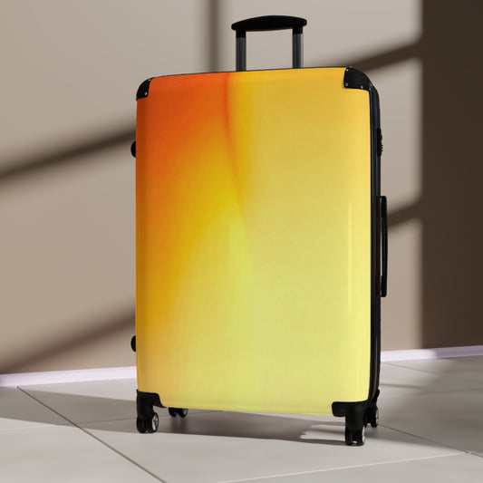 Phoenix Fade Large Suitcase with built in lock, 4 double-wheels, telescopic handle, and ABS back hard-shell