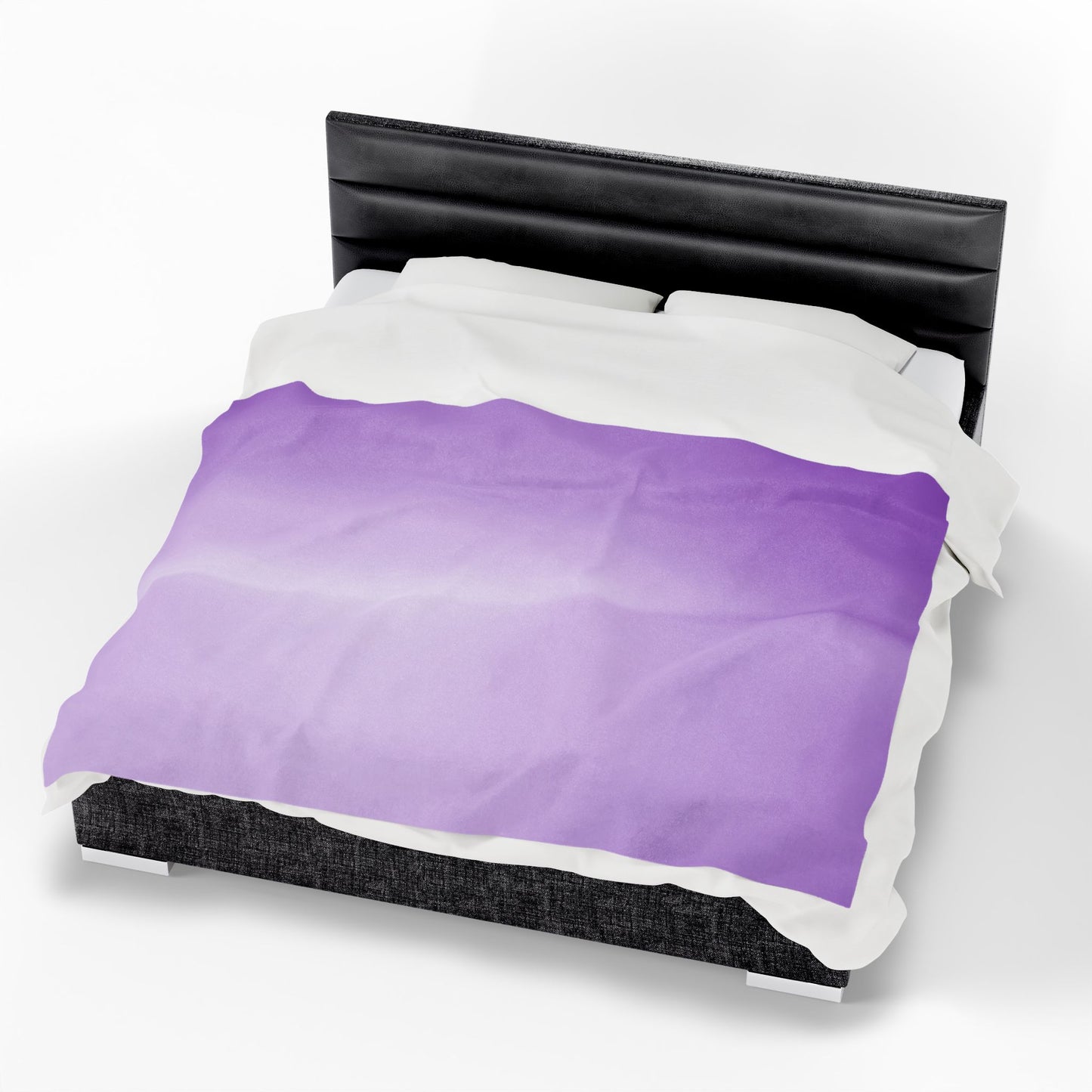 Soft Lavender Fade Velveteen Plush Blanket, 60" x 80"