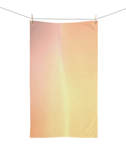 Hot Peach Fade Hand Towel, 16" x 28"