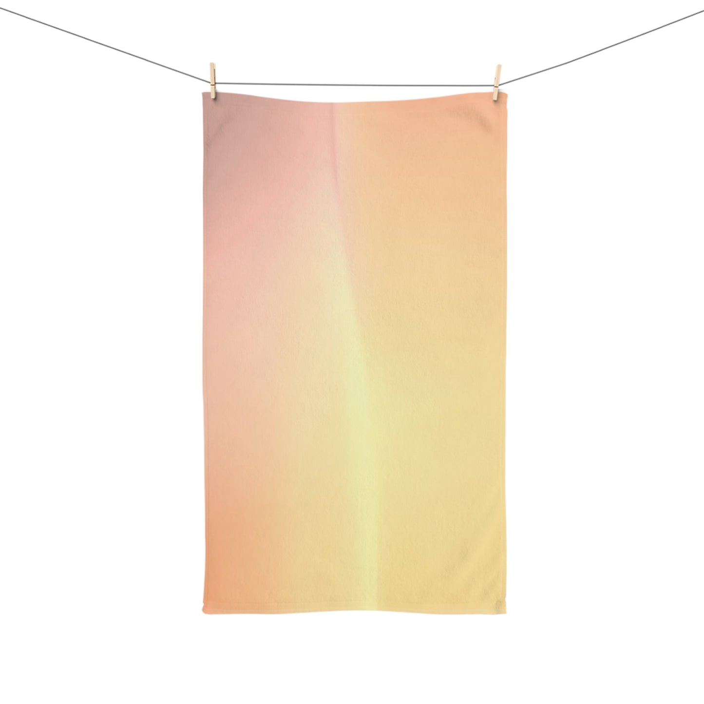 Hot Peach Fade Hand Towel, 16" x 28"