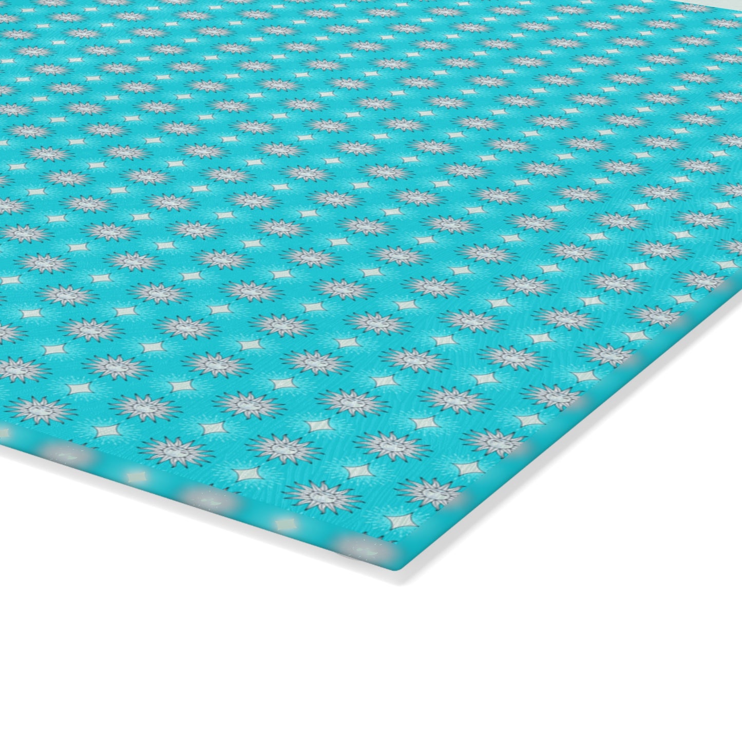 Tif Green Star-crossed Bodies Glass Cutting Board,  8" x 11"