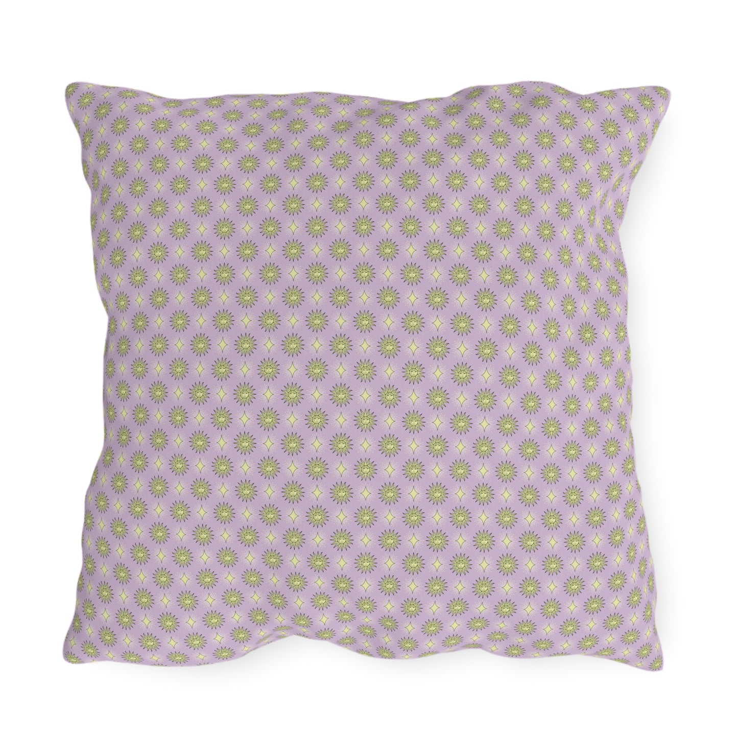 Magenta Star-crossed Bodies 20" x 20" Outdoor Pillow