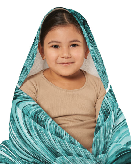 Uzi Spiral Tif Youth Hooded Towel, 24" x 48"