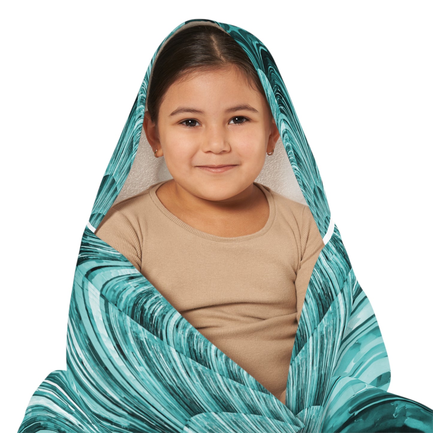 Uzi Spiral Tif Youth Hooded Towel, 24" x 48"