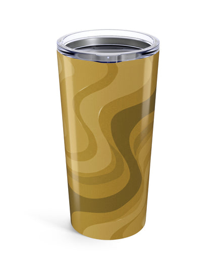 Brown Wavey Tumbler 20oz