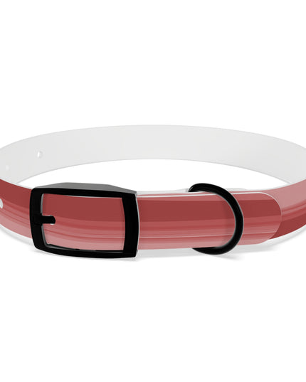 Power Red Wavey Small Dog Collar