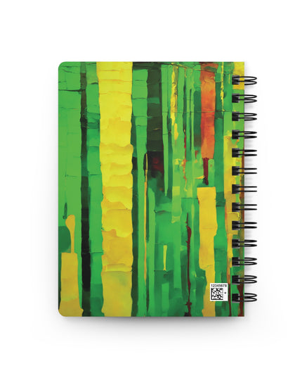 Striped Beta Spiral Bound Journal, 5" x 7" 150 pages