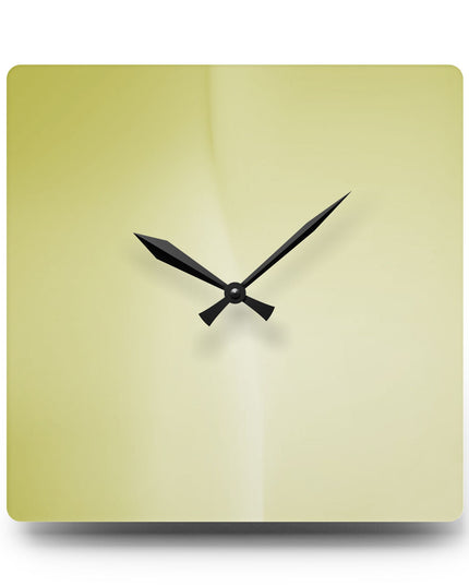 Lemon Fade Acrylic Wall Clock, Round or Square, 10.75" x 10.75"