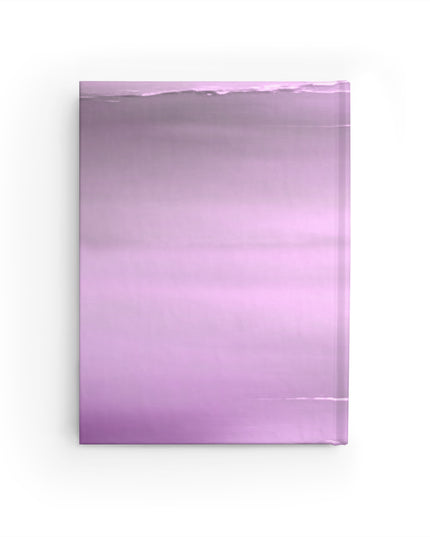 Dark Pink Sea Amethyst Fog 5" x 7" Journal - 128 Ruled Line pages