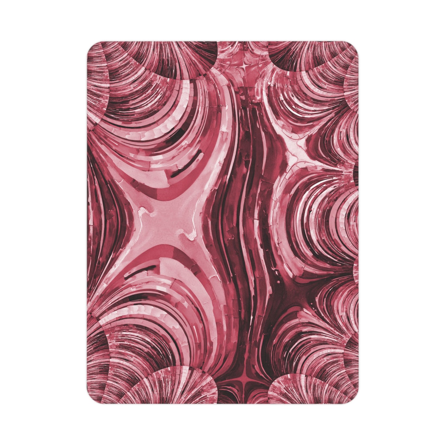 Uzi Spiral Ruby Toddler Blanket, 30" x 40"