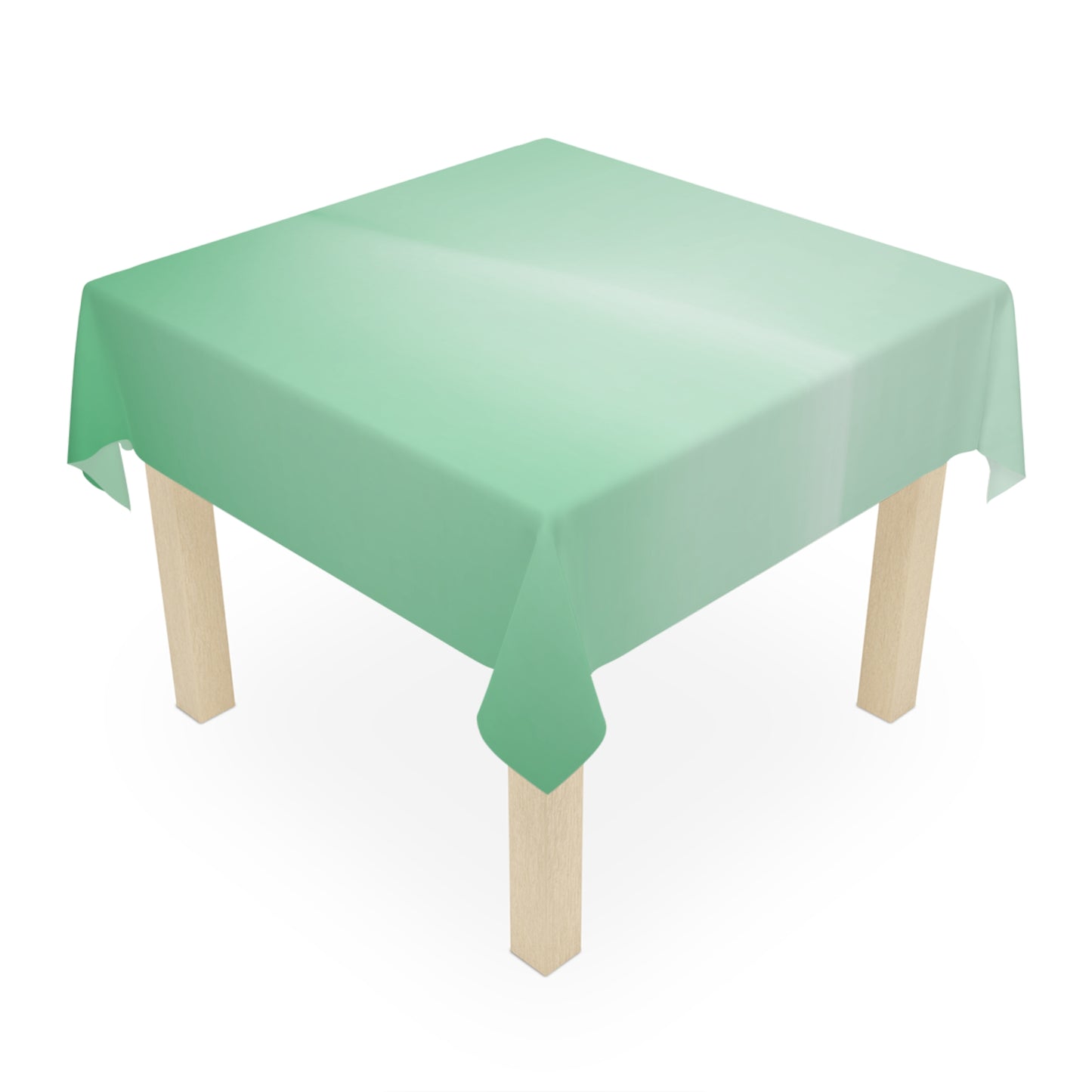 Mint Fade Tablecloth, 55" x 55"