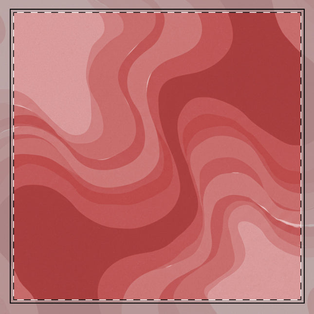 Power Red Wavey 22" x 22" Cotton Twill Napkin