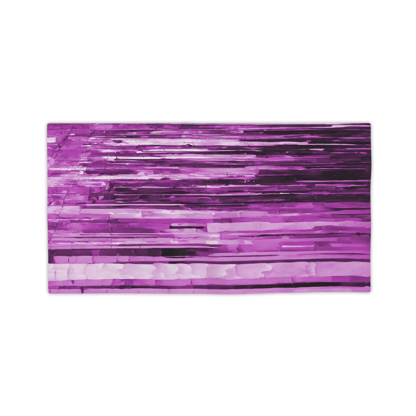 Striped Soft Lavender Pastel Beach Towel, 24" x 44"