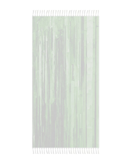 Striped Mint Pastel 38" × 81" Boho Beach Cloth