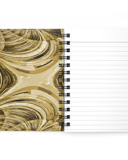 Uzi Spiral Light Brown Bound Journal, 5" x 7" 150 pages