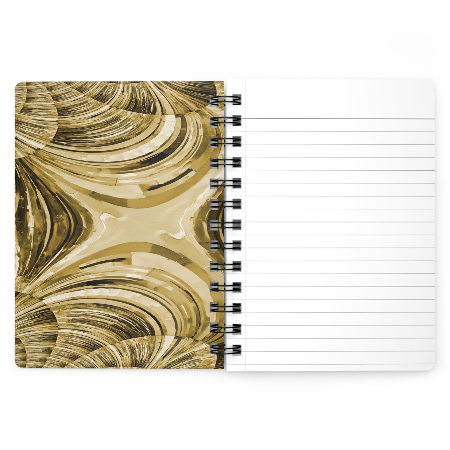 Uzi Spiral Light Brown Bound Journal, 5" x 7" 150 pages