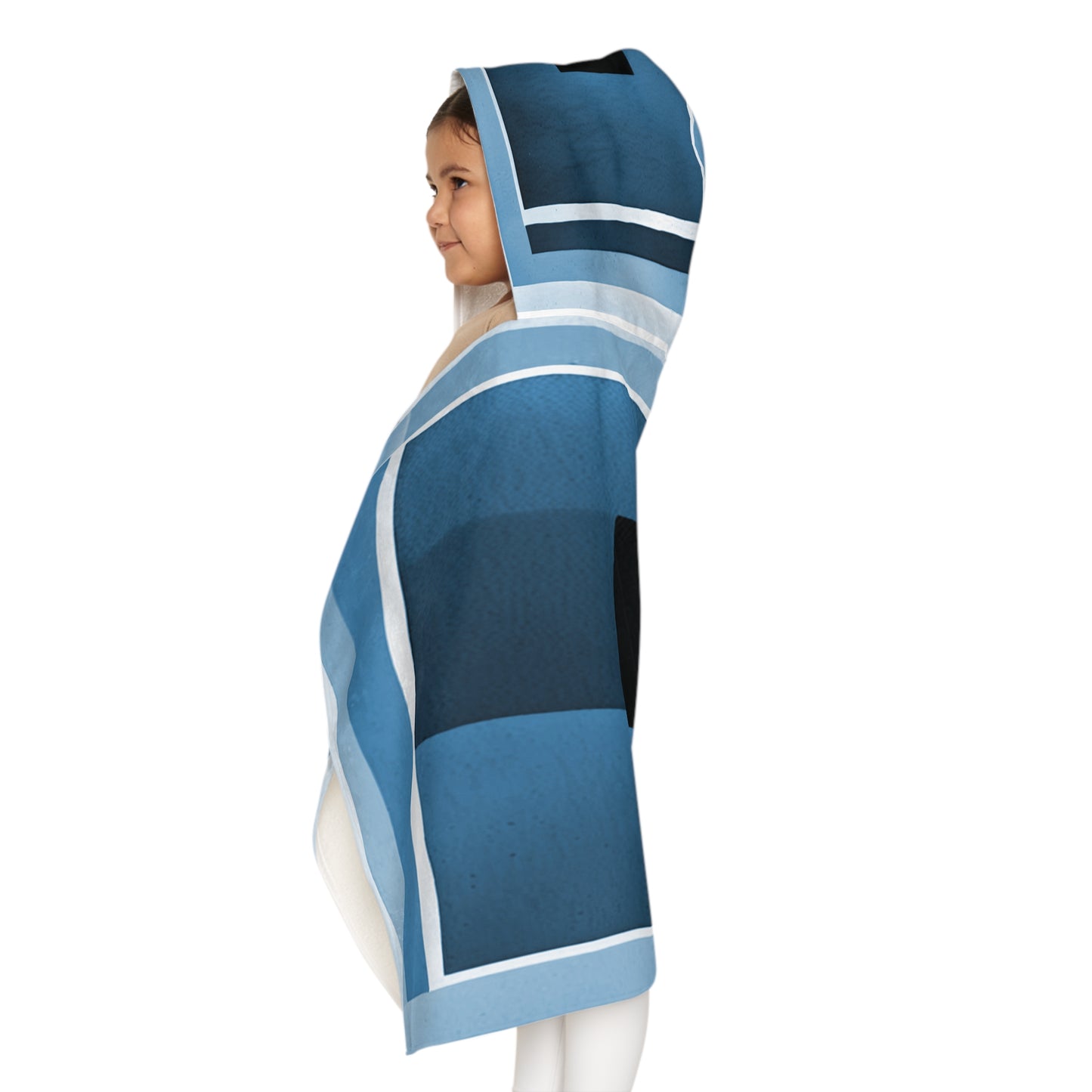 Blue Shadow Youth Hooded Towel, 24" x 48"