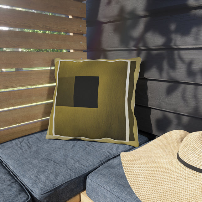 Lemongrass Shadow 16" x 16" Outdoor Pillow