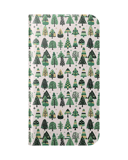 Mini Vintage Green Trees Flip Cases, Iphone 16