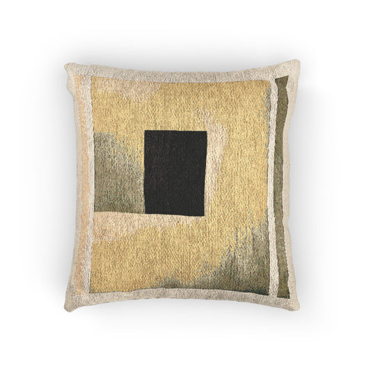 Lemongrass Shadow Woven Pillow, 17" x 18"