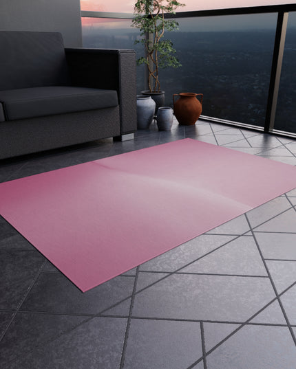 Pink Blush Fade Outdoor Rug, 36" x 60"