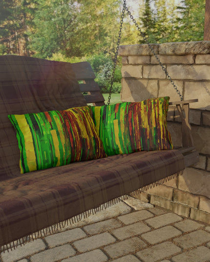 Striped Beta 20" x 14" Outdoor Pillow