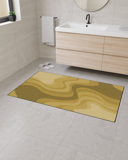 Brown Wavey 36" x 60" Heavy Duty Floor Mat