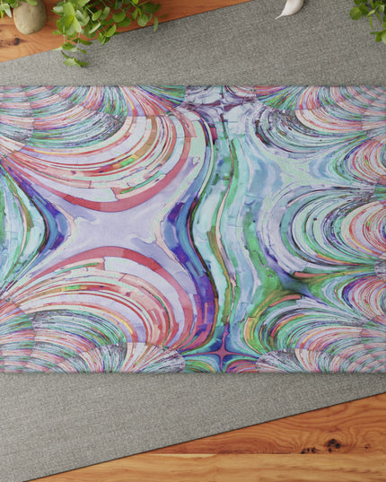 Uzi Spiral Pastels 11" x 15" Glass Cutting Board