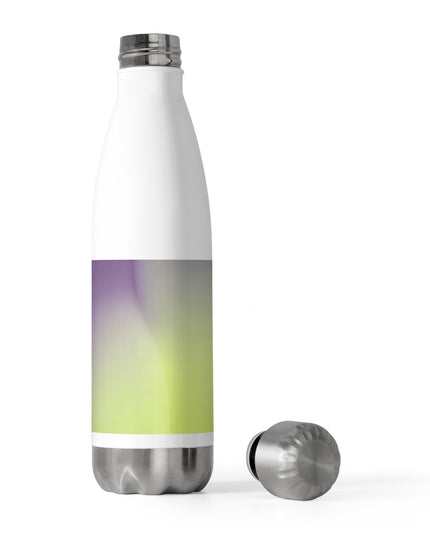 Purple Golden Fade 20oz Insulated White Water Bottle