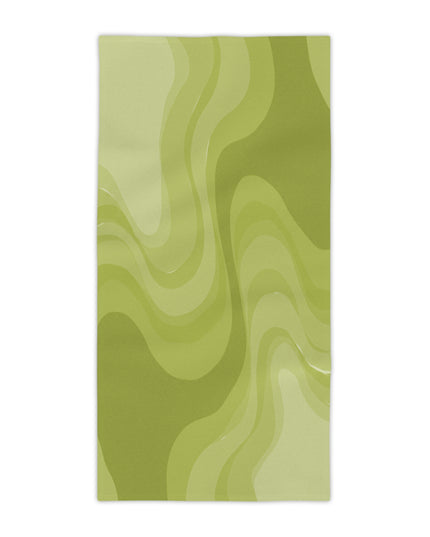 Lemon Wavey Beach Towel, 30" x 60"