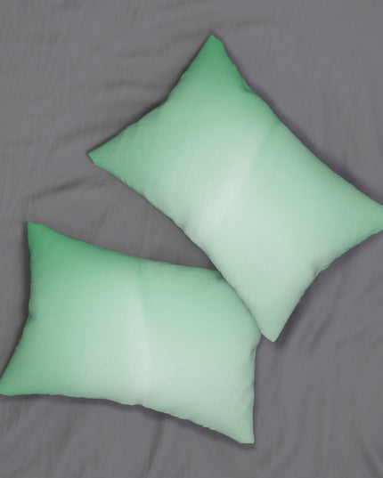 Mint Fade Spun Polyester Lumbar Pillow, 20" x 14"