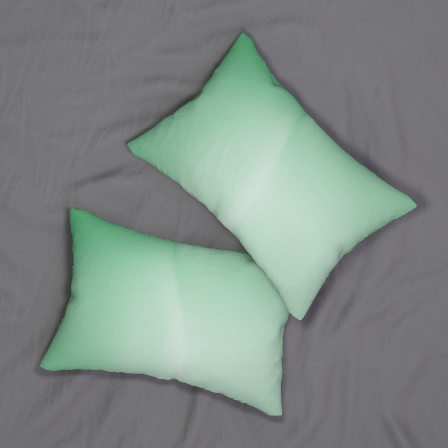 Mint Fade Spun Polyester Lumbar Pillow, 20" x 14"