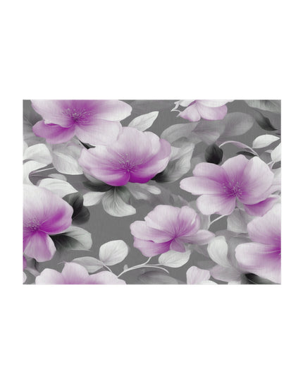 Purple Blossom Floral Bunch Outdoor Rug, 60" x 84"