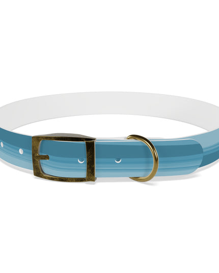 Sky Blue Wavey Extra Large Dog Collar